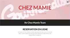 Desktop Screenshot of chezmamie.de