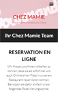 Mobile Screenshot of chezmamie.de